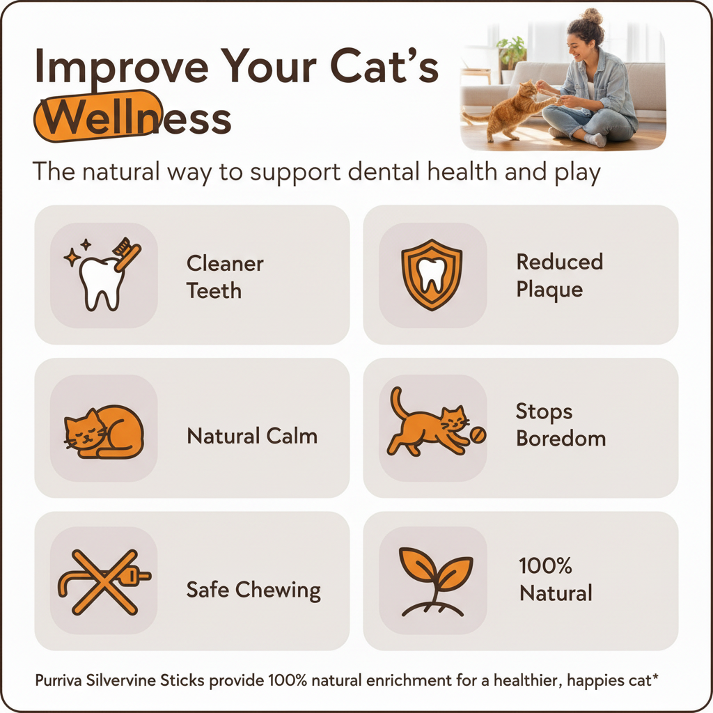 Purriva Silvervine Dental Chew Sticks